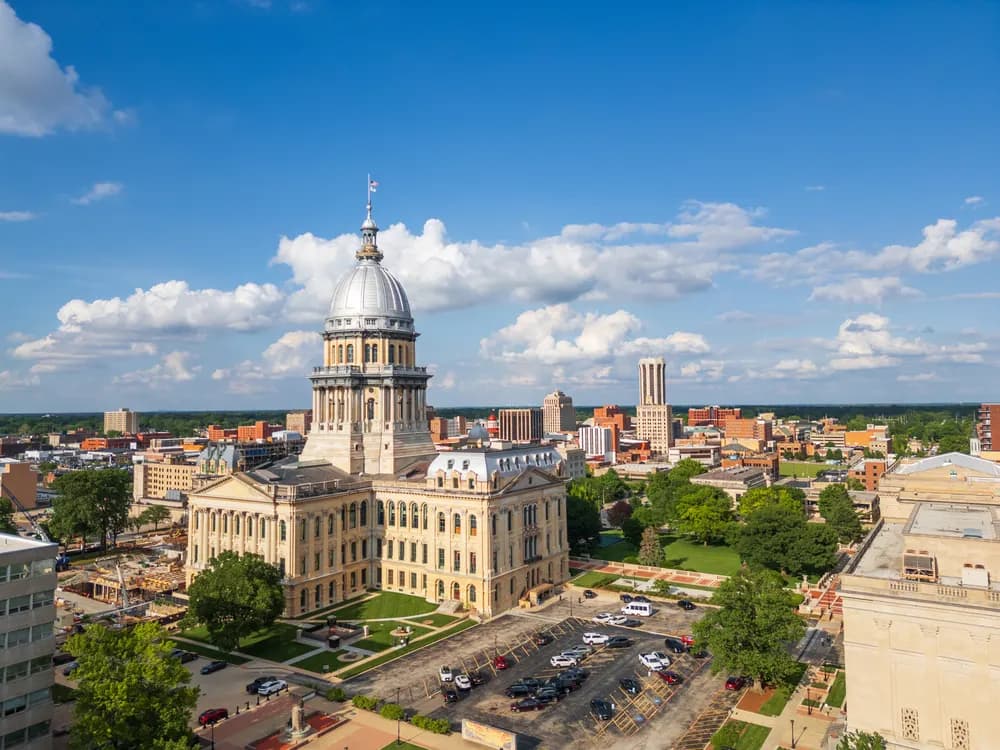 The Illinois State Capitol in Springfield.